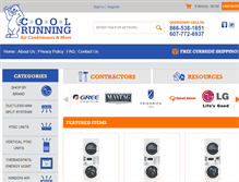 Tablet Screenshot of coolrunninghs.com